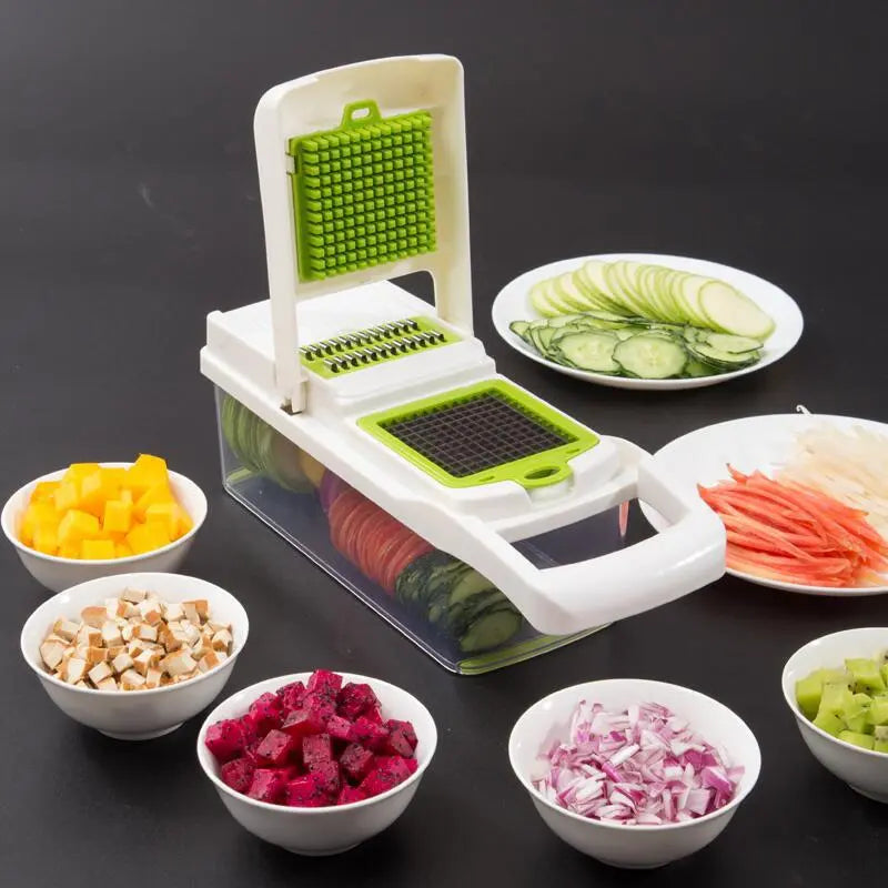 Multifunctional Vegetable Cutter Home Kitchen Slicing And Dicing Fruit Artifact