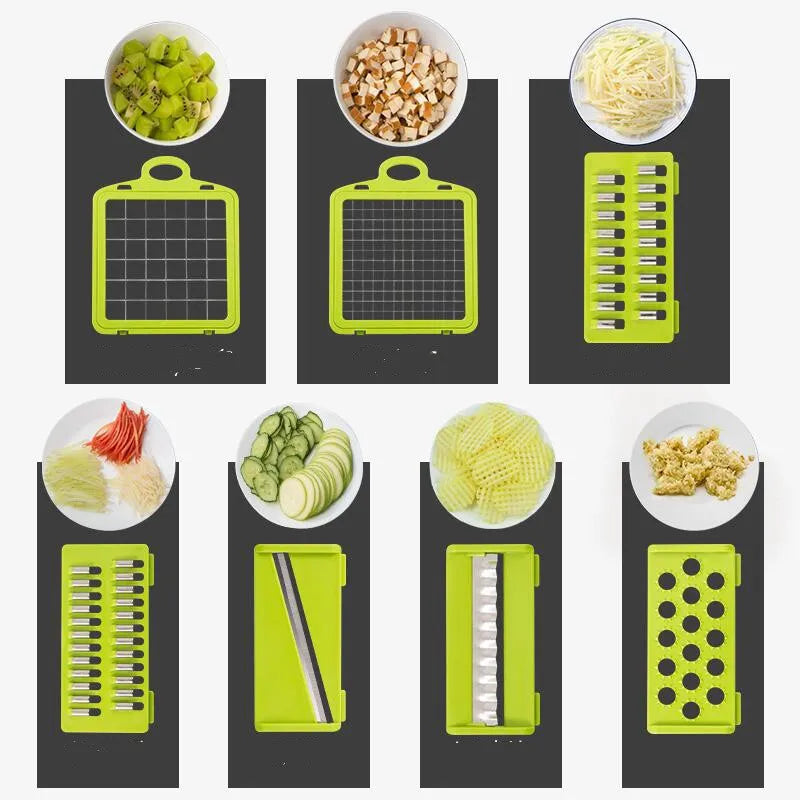 Multifunctional Vegetable Cutter Home Kitchen Slicing And Dicing Fruit Artifact
